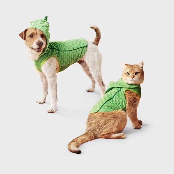 Green Dinosaur Costume for Cats or dog - Picture 1 of 8